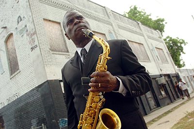 Maceo Parker. Photo by Chris Seward, 2004.