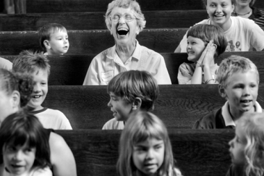 Vacation Bible School at the Chapel of the Cross in Chapel Hill, June 2002. Photograph by Susana Vera. Raleigh News and Observer.